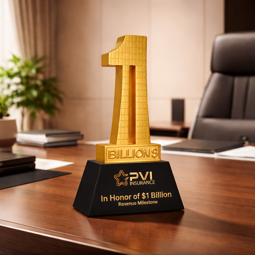 Cup Billion PVI, phôi kẽm cao cấp, mạ vàng 23k