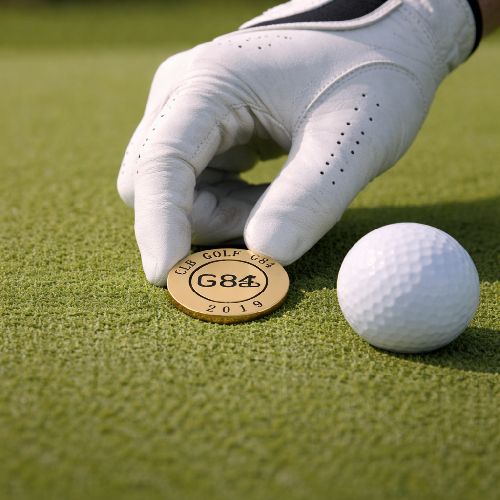 Marker golf, thép cao cấp, mạ PVD vàng 23K