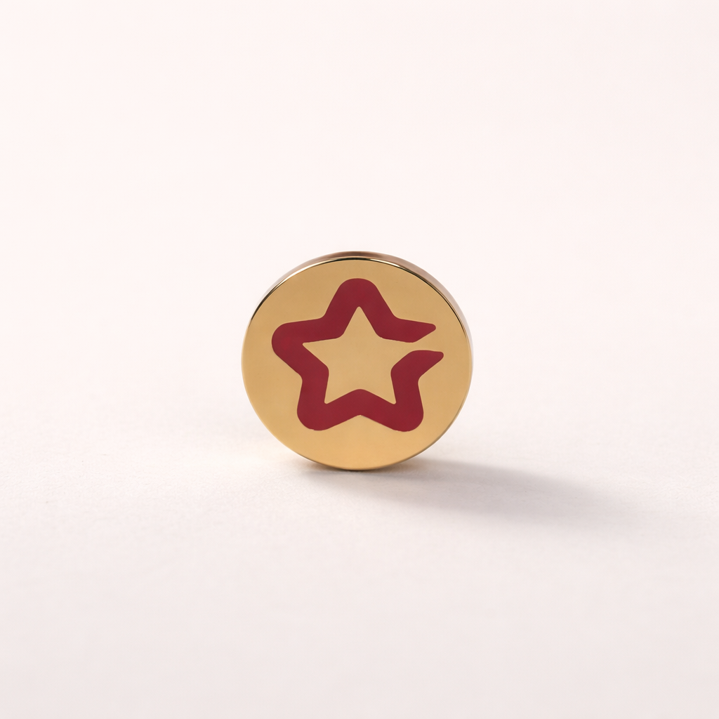 Marker golf PVI, thép cao cấp, mạ PVD vàng 23K