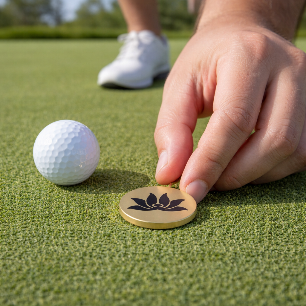 Marker golf VNA, thép cao cấp, mạ PVD vàng 23K