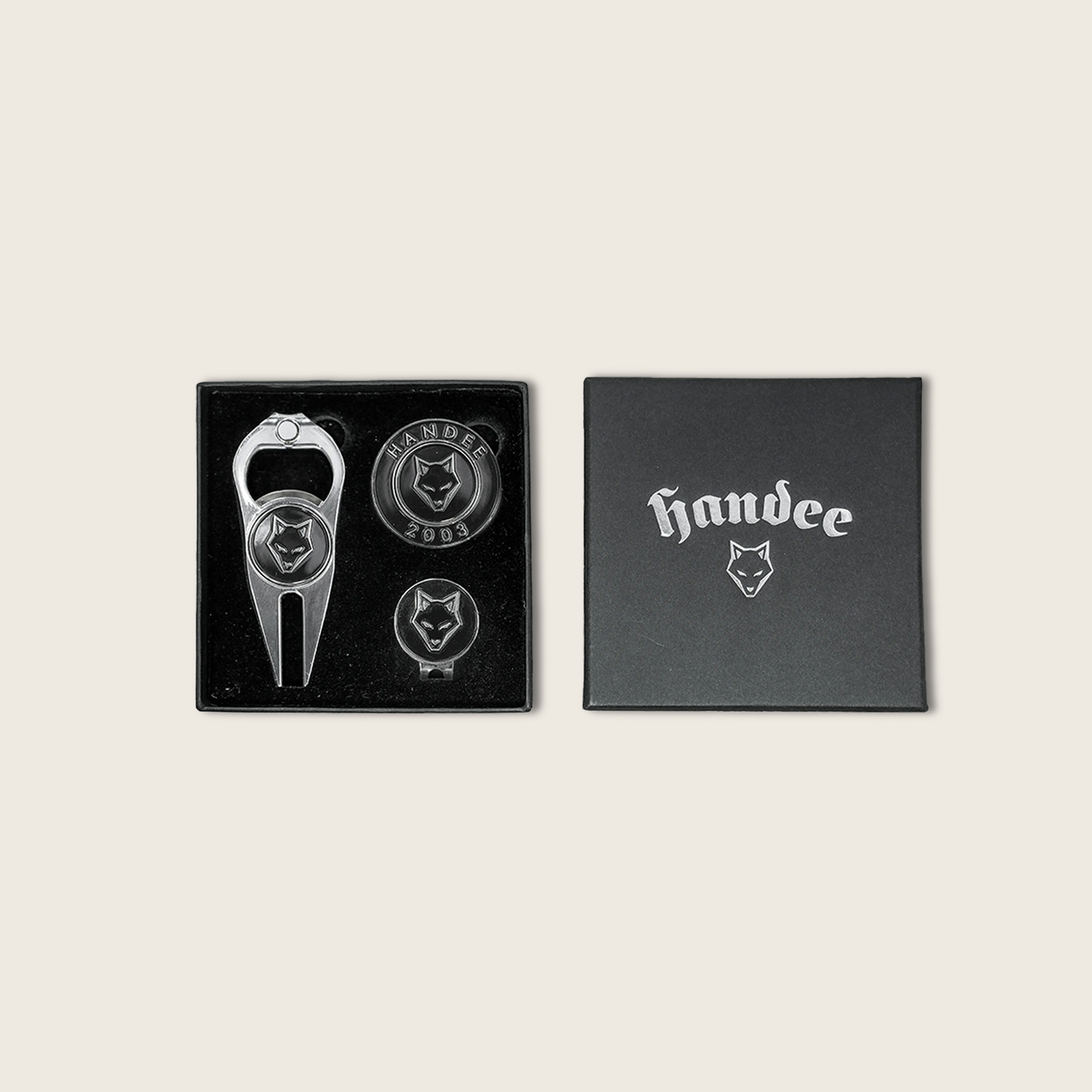 Gift box bộ phụ kiện golf Marker de Handeé